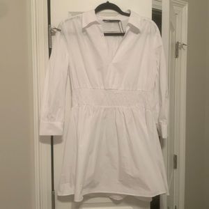 Zara white dress size M